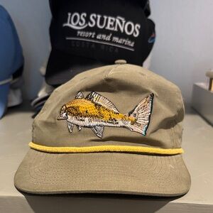 Duck camp redfish Embroidered Khaki Cap